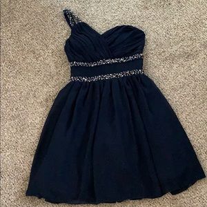Navy Blue Formal Dress